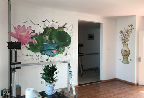 老河口墙体彩绘相比墙纸的优势。