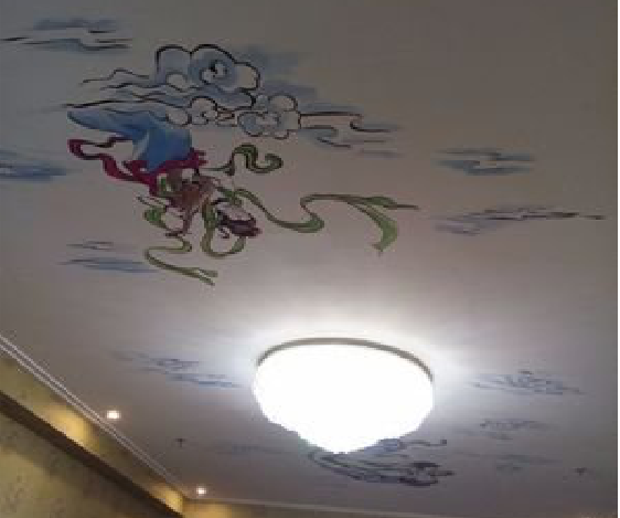 老河口如何快速绘制天花板上的手绘墙？