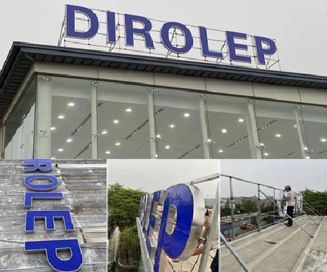 老河口楼顶发光字安装的注意事项。